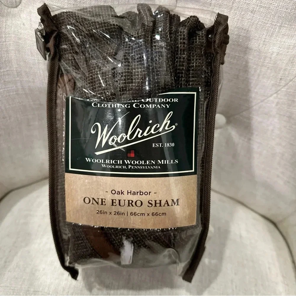 Woolrich Oak Harbor 1 Euro Sham Mocha Brown 26